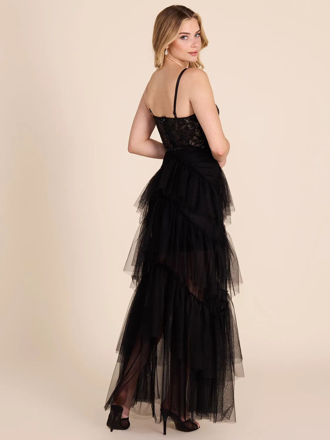 Sequin & Tulle Ball Gown sold by Suzy Shier product image thumbnail 4