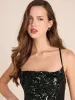 Cowl Neck Fit & Flare Sequin Dress sold by Suzy Shier