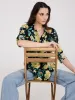 Floral Button-Up Blouse sold by Suzy Shier