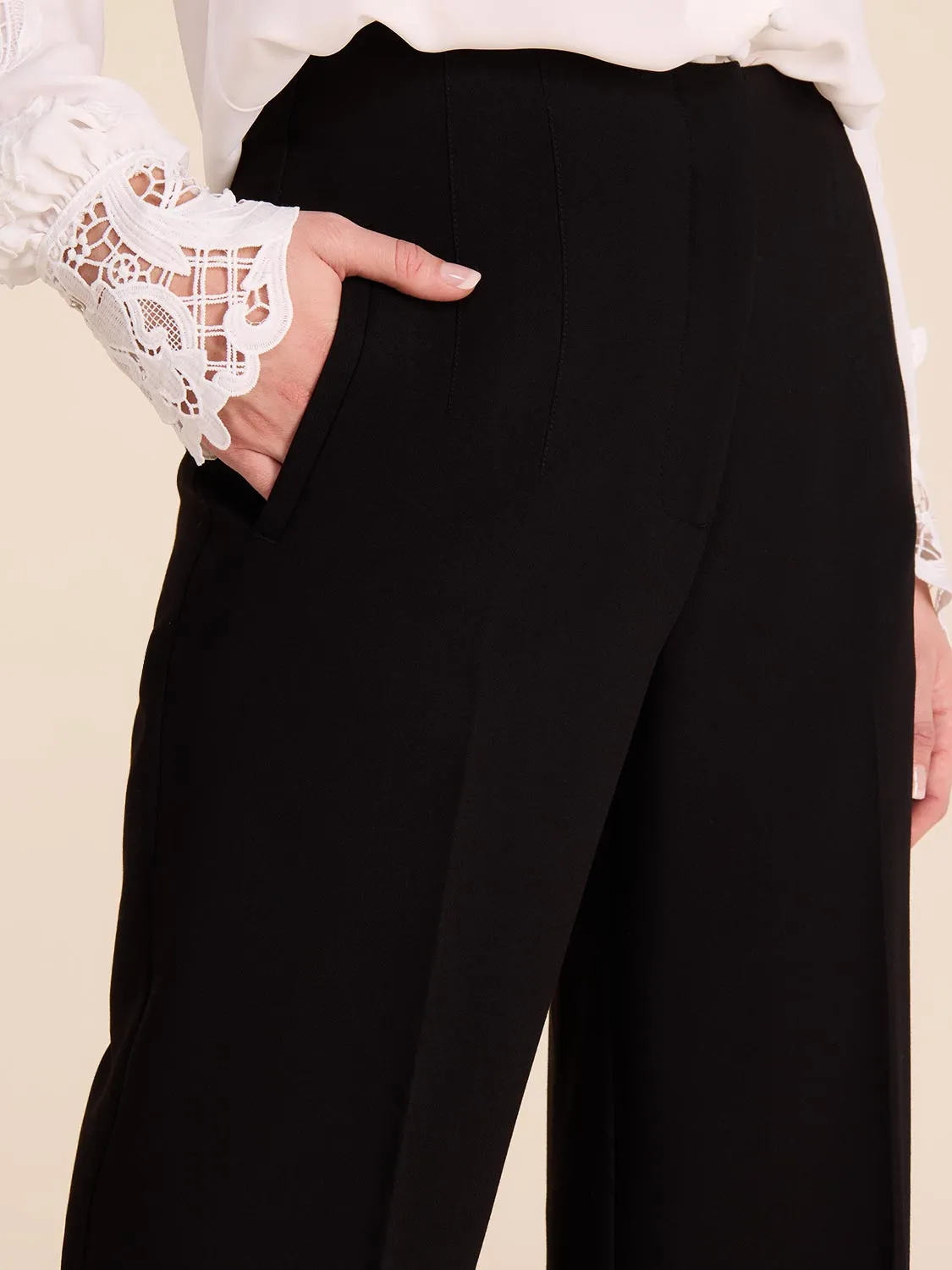 Classic High-Waisted Wide-Leg Pant sold by Suzy Shier product image thumbnail 2