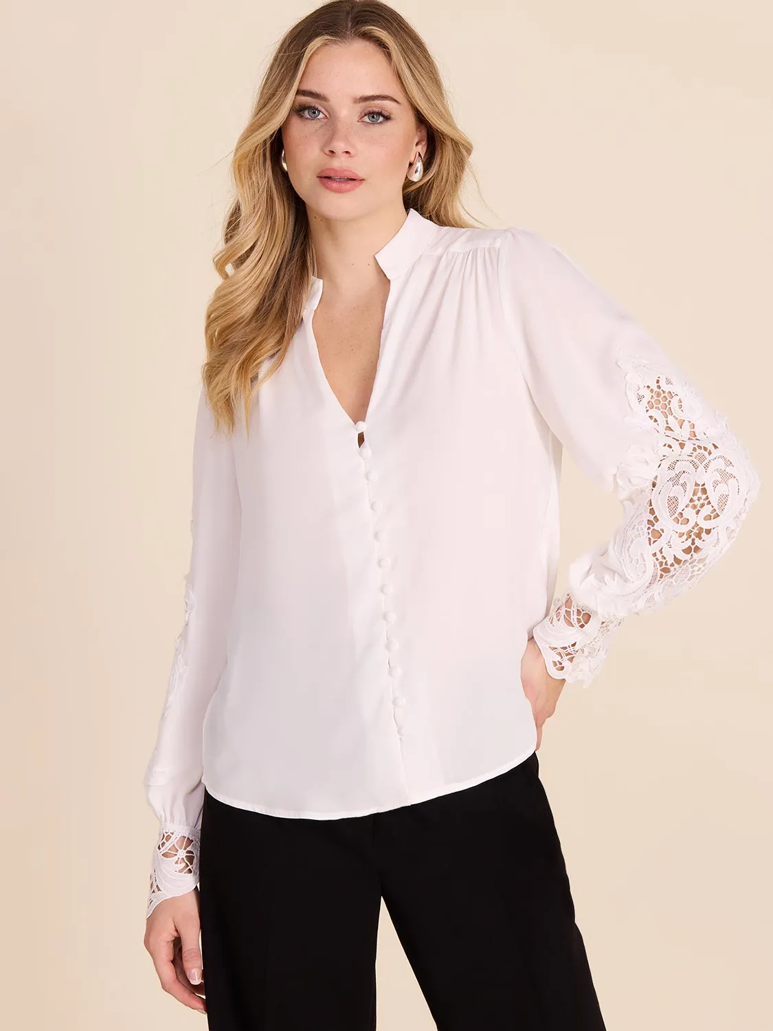 Button-Up Blouse sold by Suzy Shier product image thumbnail 4