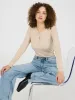 Ribbed Henley Top sold by Suzy Shier