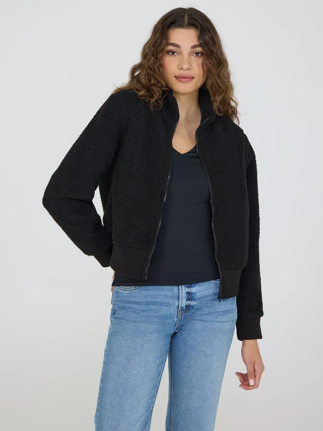 Sherpa Bomber Jacket sold by Suzy Shier product image thumbnail 5