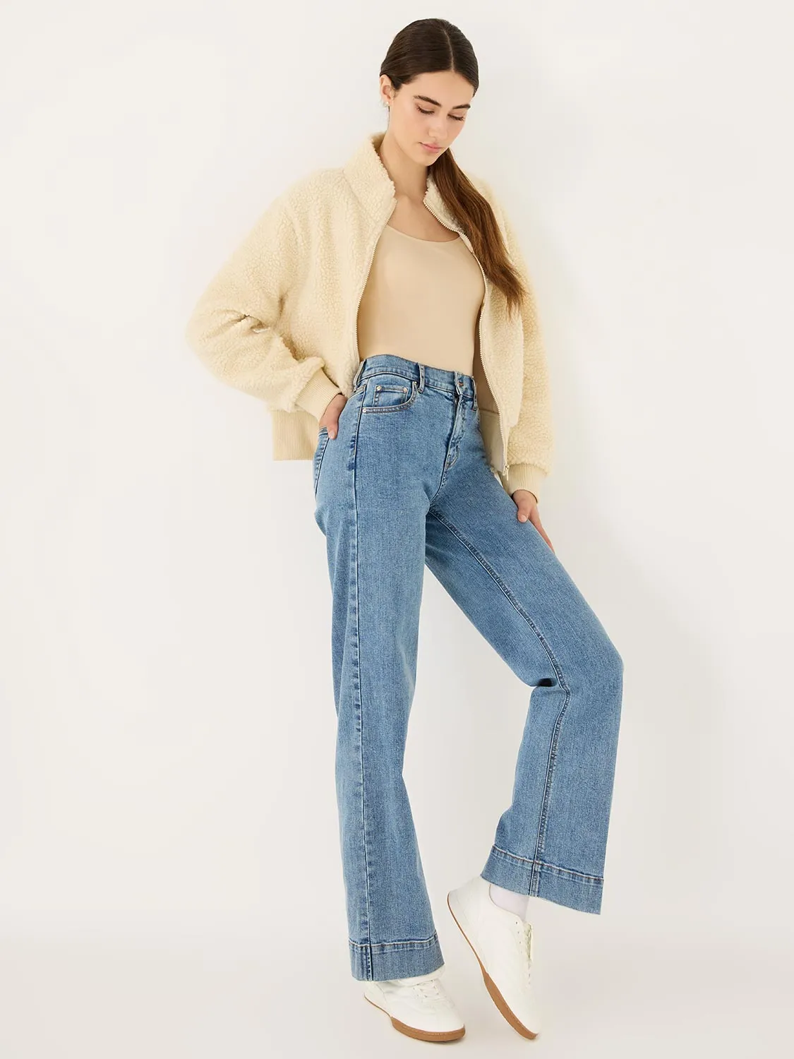 Sherpa Bomber Jacket sold by Suzy Shier product image thumbnail 3