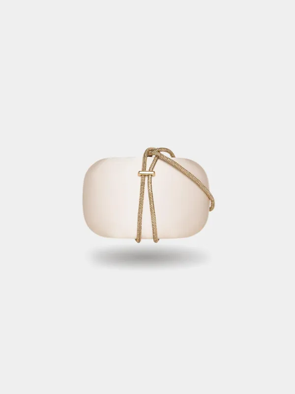 Satin Minaudiere With Jewelled Handle sold by Suzy Shier
