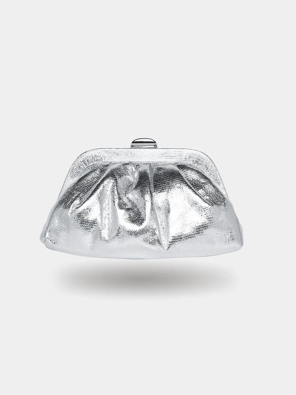 Metallic Pouch Clutch sold by Suzy Shier