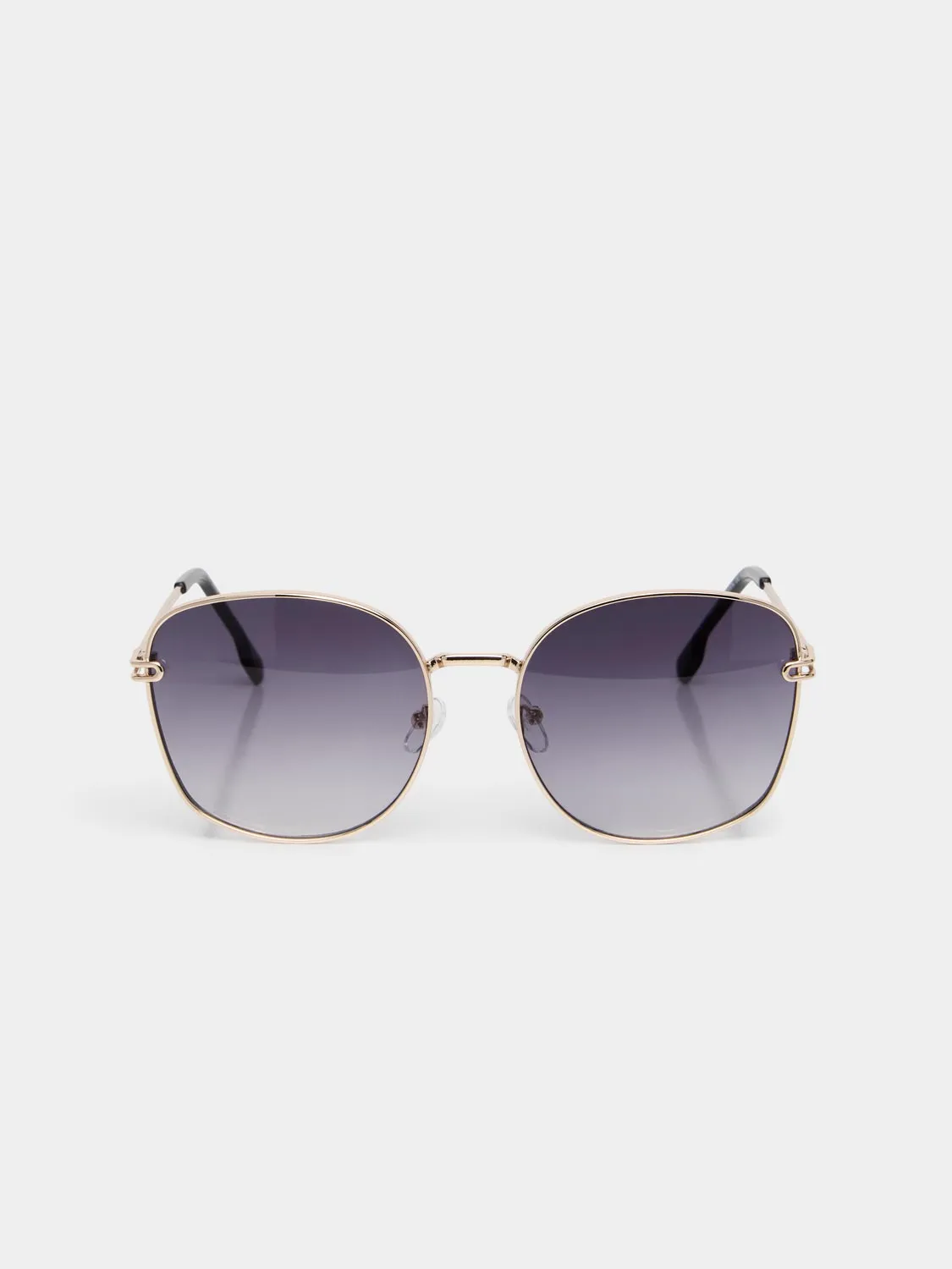 Metal Frame Aviator Sunglasses sold by Suzy Shier product image thumbnail 2