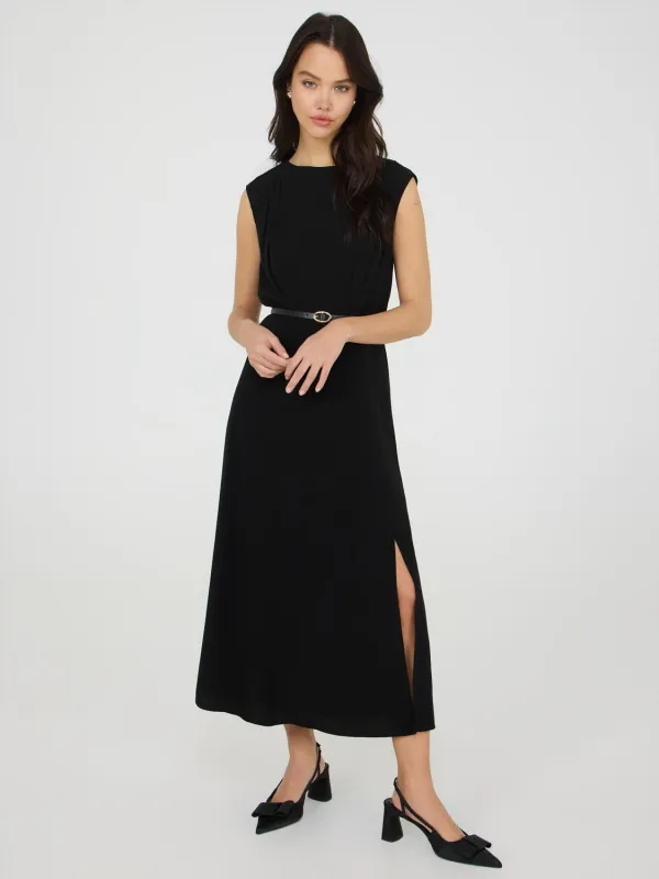 A-Line Belted Dress sold by Suzy Shier