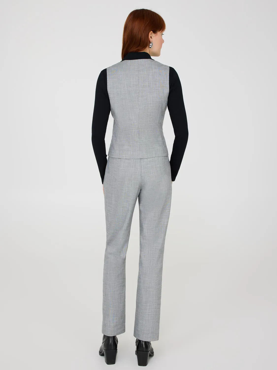 4-Button Vest sold by Suzy Shier product image thumbnail 4