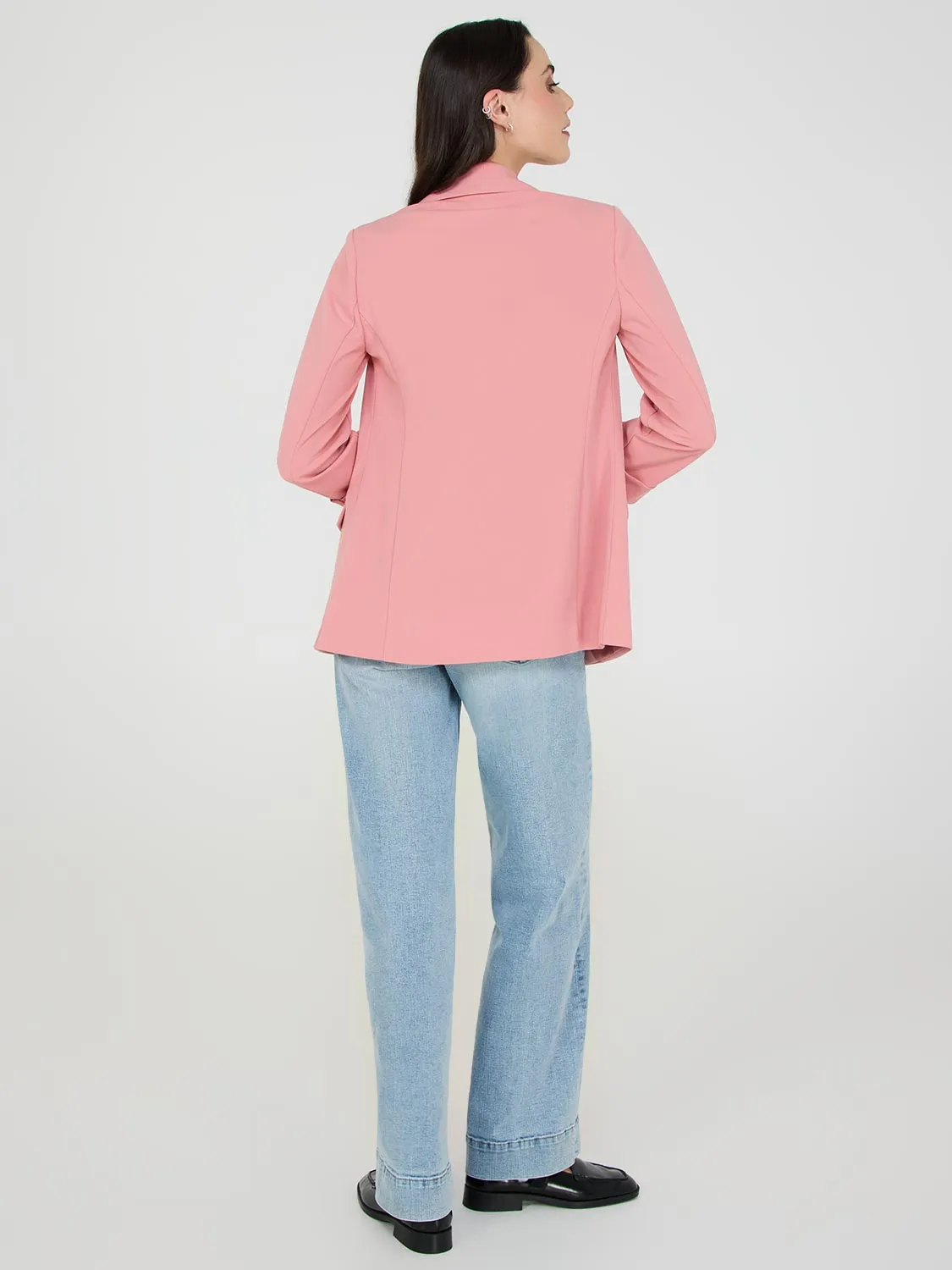 Cuffed 3/4 Sleeve Blazer sold by Suzy Shier product image thumbnail 4