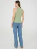 High Neck Ribbed Tank Top sold by Suzy Shier