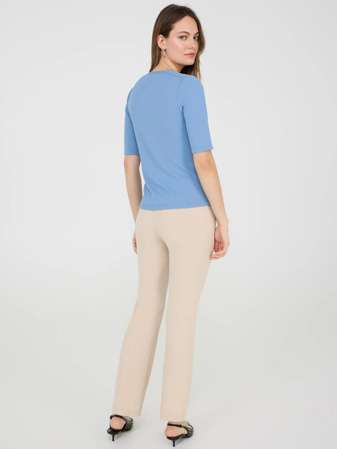 Ribbed Top With Button Details sold by Suzy Shier product image thumbnail 4