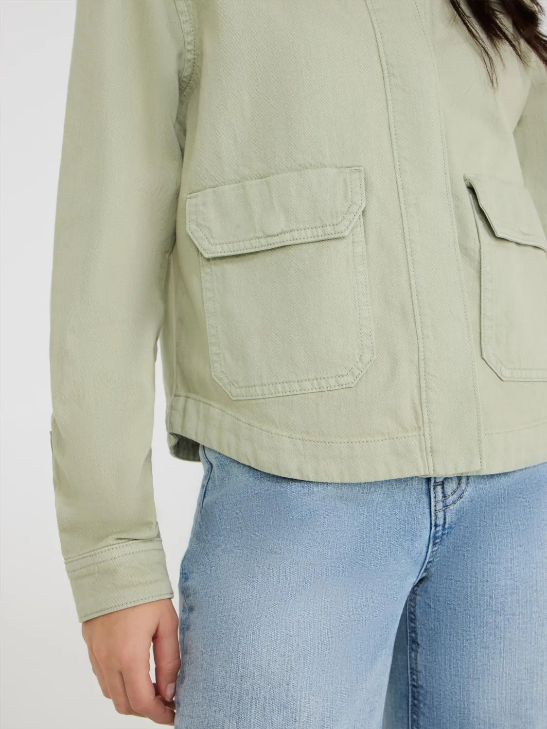 Cargo Pocket Jacket sold by Suzy Shier product image thumbnail 2