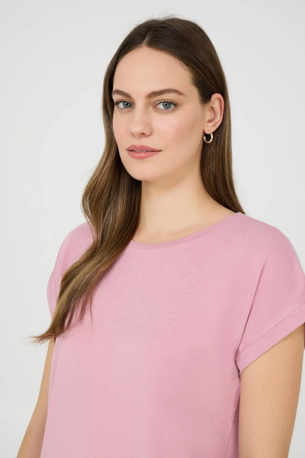 Cuffed Dolman Sleeve Top sold by Suzy Shier product image thumbnail 2