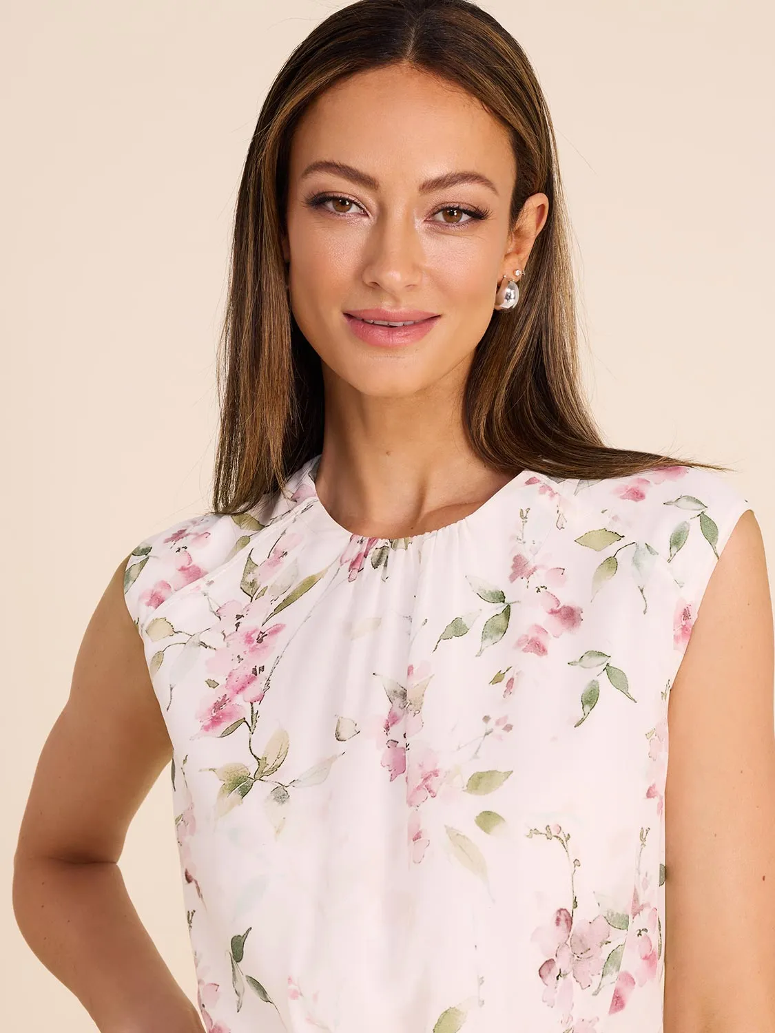 Floral Chiffon A-Line Dress sold by Suzy Shier product image thumbnail 4