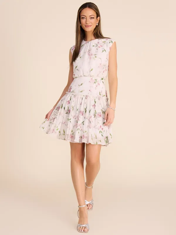 Floral Chiffon A-Line Dress sold by Suzy Shier