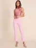 Halter Neck Satin Blouse With Rosette sold by Suzy Shier