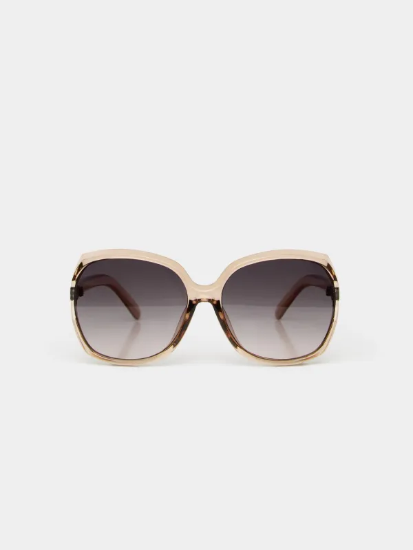 Oversized Clear Frame Sunglasses sold by Suzy Shier