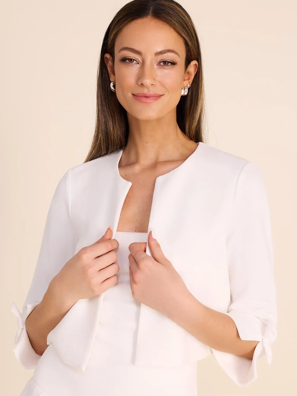 3/4 Sleeve Bolero sold by Suzy Shier product image thumbnail 5