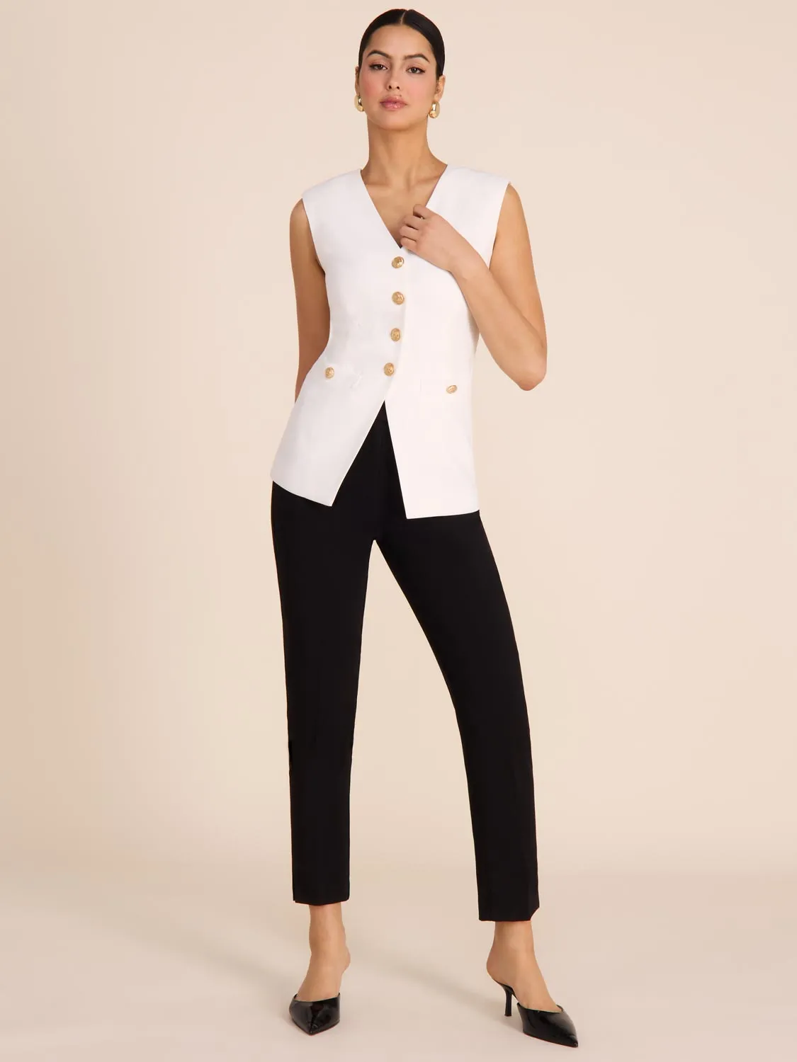 Long Blazer Vest sold by Suzy Shier