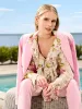Floral Blouse With Front Ruffles sold by Suzy Shier