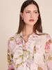Floral Blouse With Front Ruffles sold by Suzy Shier