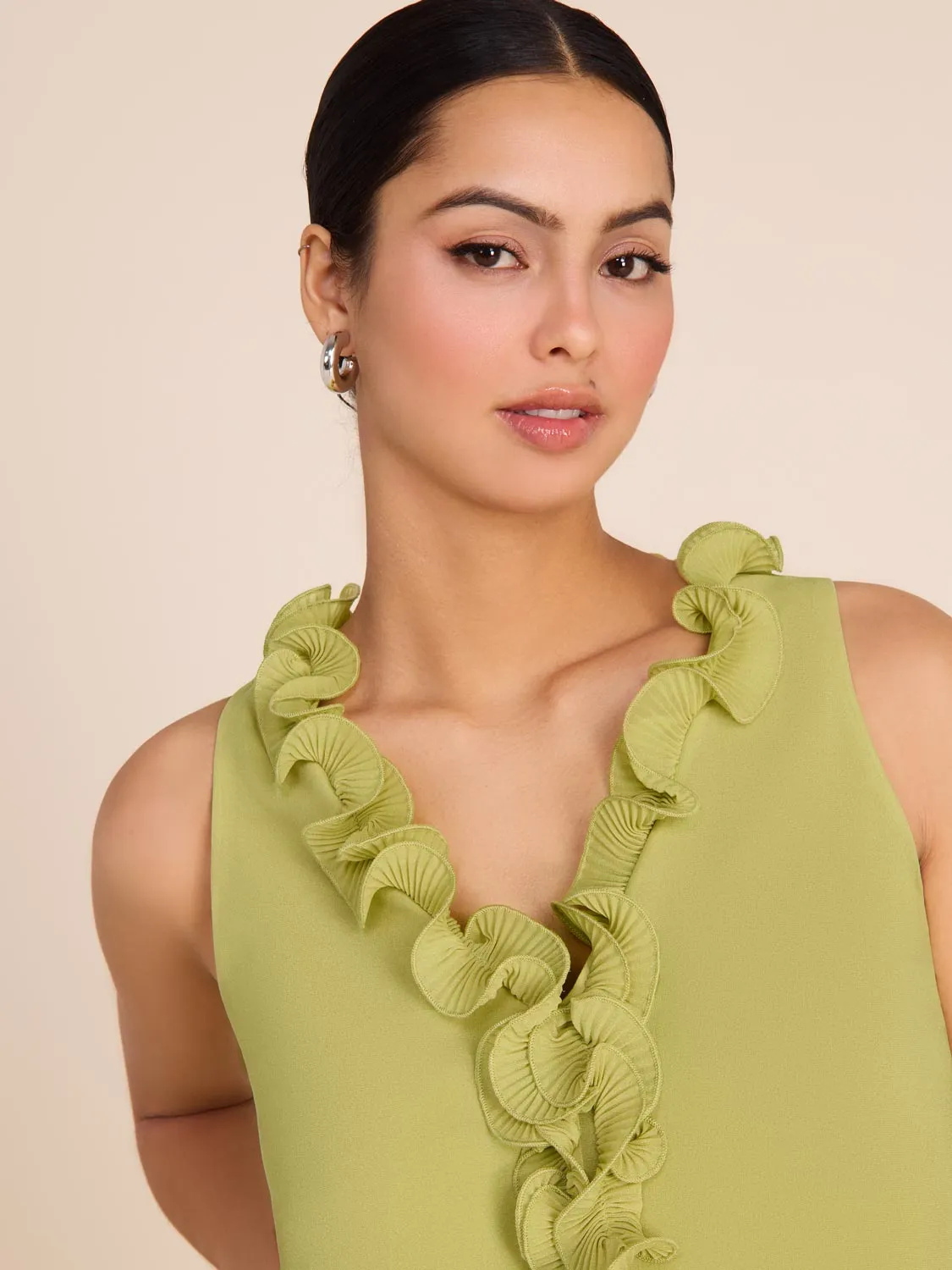 Sleeveless Ruffle Blouse sold by Suzy Shier product image thumbnail 5