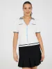 Contrast Piping Short Sleeve Sweater sold by Suzy Shier