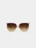 Oversized Clear Frame Cat Eye Sunglasses sold by Suzy Shier