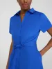 Midi Cotton Shirt Dress With Side Pockets sold by Suzy Shier