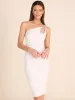 One-Shoulder Midi Dress With Cut-Out sold by Suzy Shier