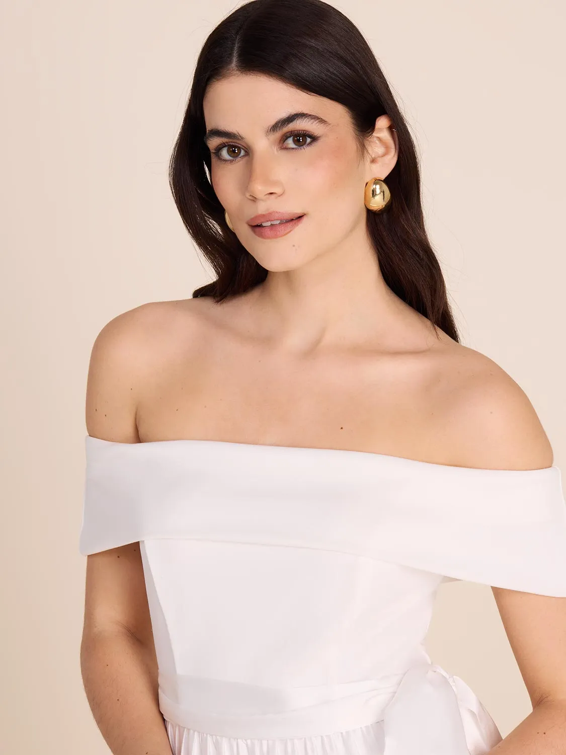 Off-The-Shoulder Midi Dress sold by Suzy Shier product image thumbnail 2