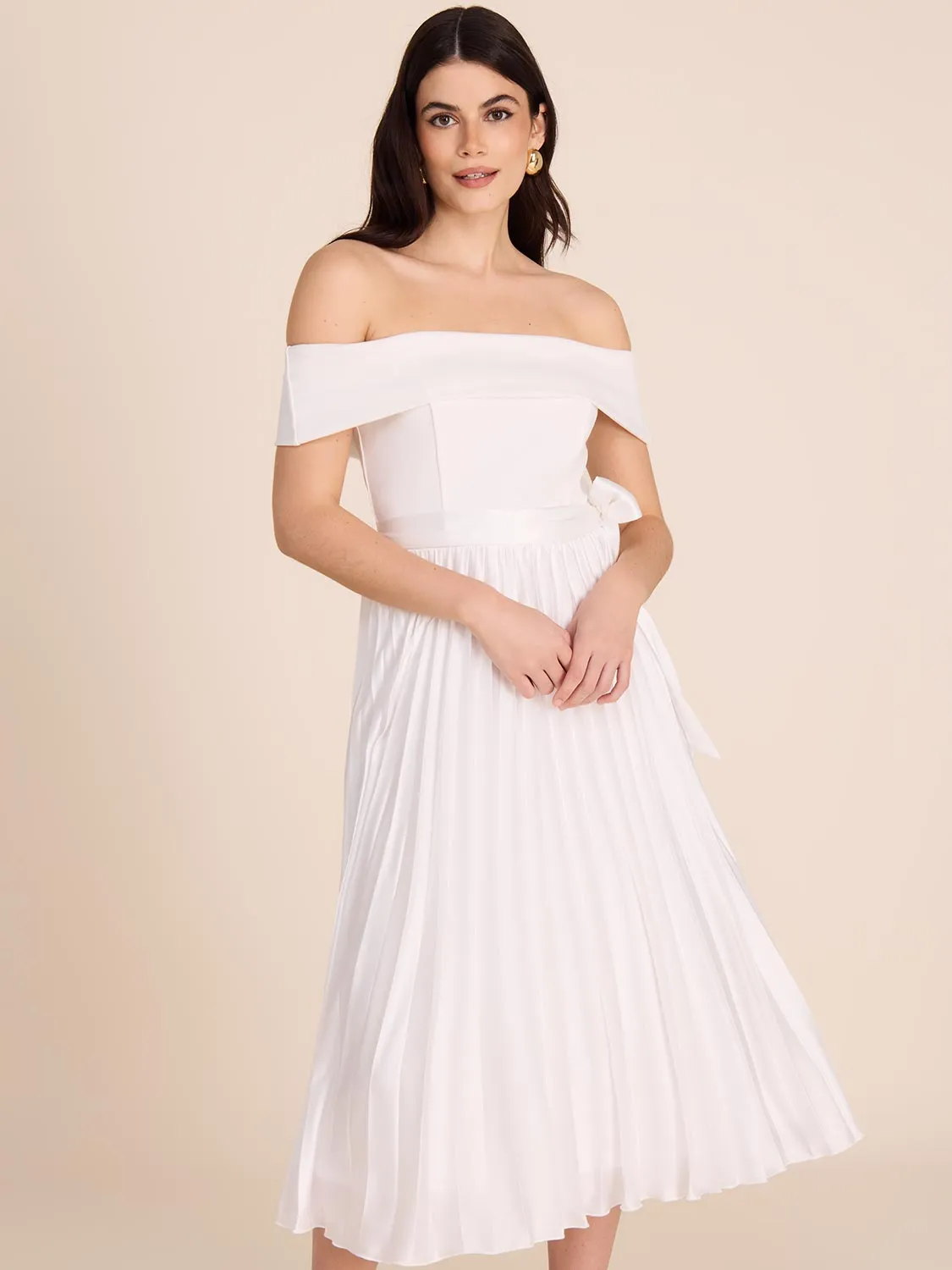 Off-The-Shoulder Midi Dress sold by Suzy Shier product image thumbnail 3