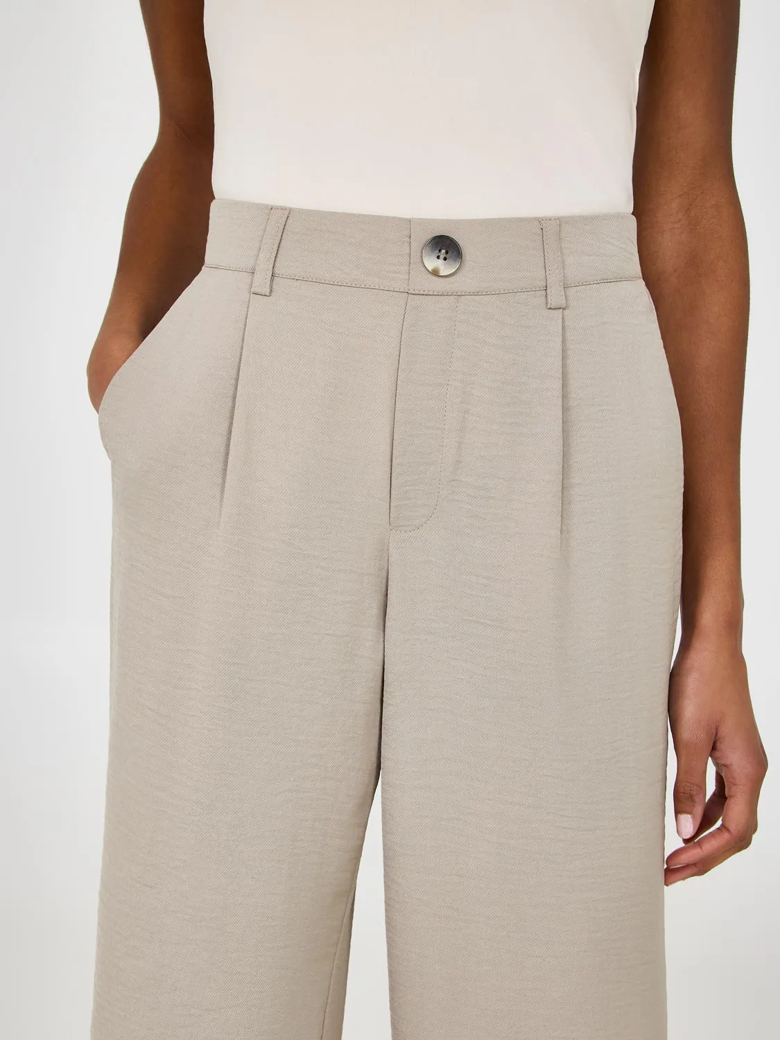 Mid-Rise Wide-Leg Pants sold by Suzy Shier product image thumbnail 2