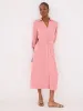 Belted Long Sleeve Midi Shirt Dress sold by Suzy Shier