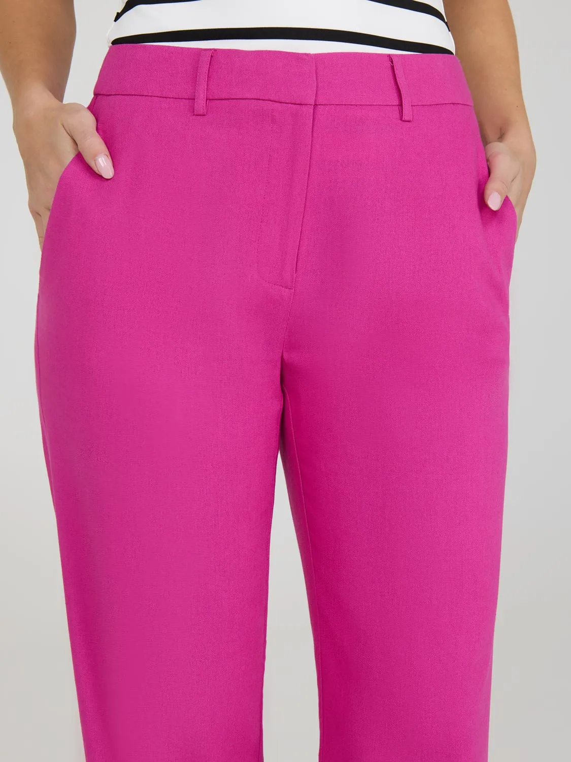 Wide-Leg Linen Pants sold by Suzy Shier product image thumbnail 3