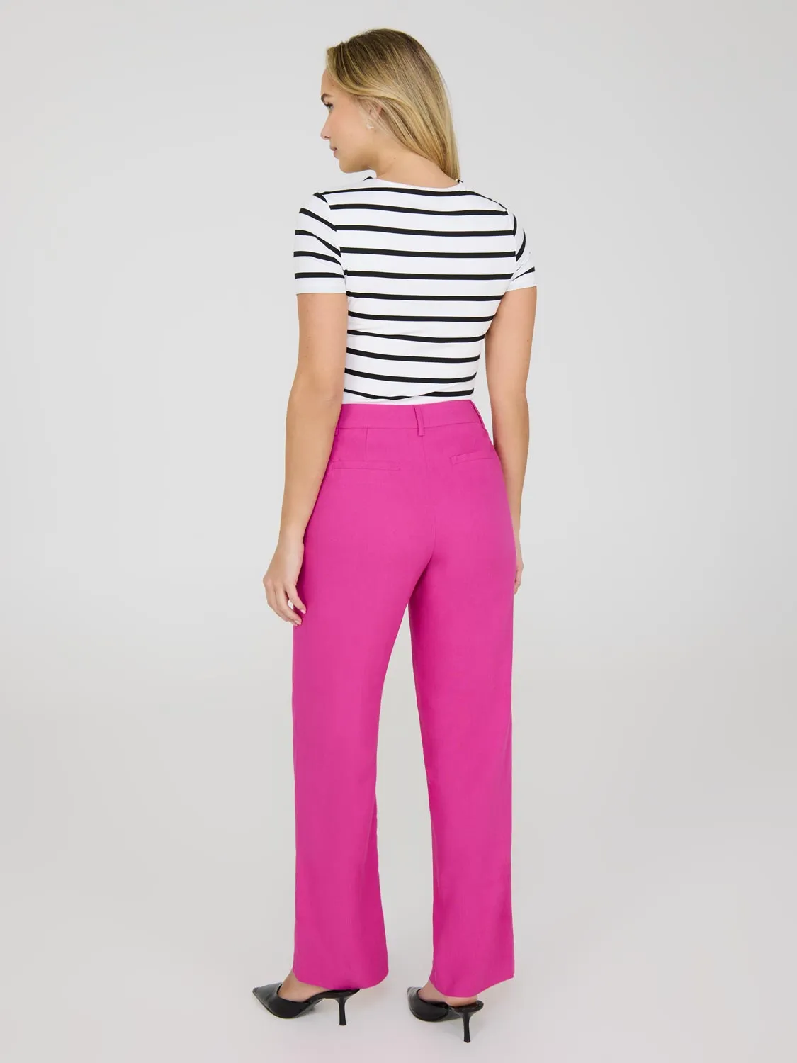 Wide-Leg Linen Pants sold by Suzy Shier product image thumbnail 5