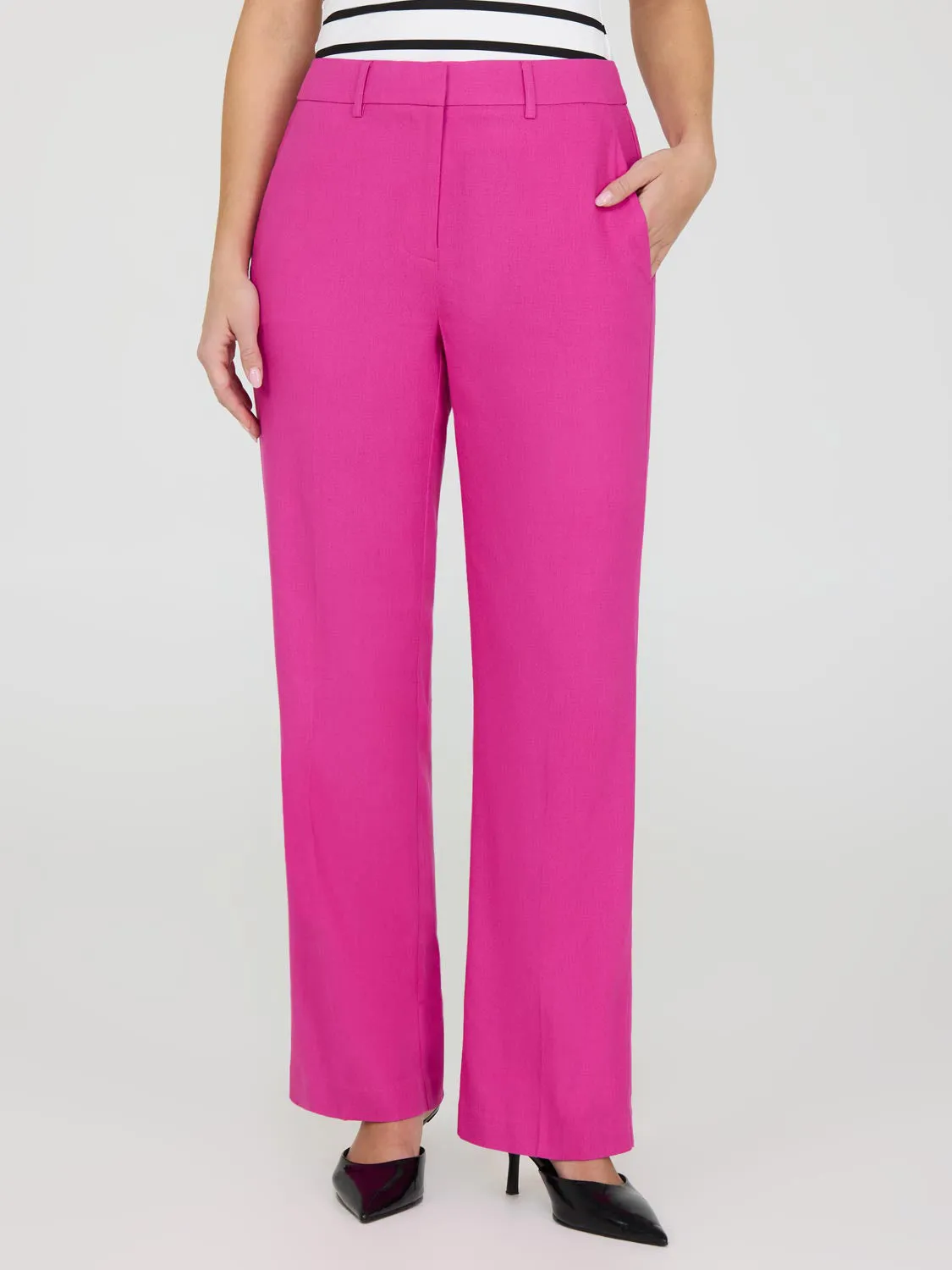 Wide-Leg Linen Pants sold by Suzy Shier product image thumbnail 2