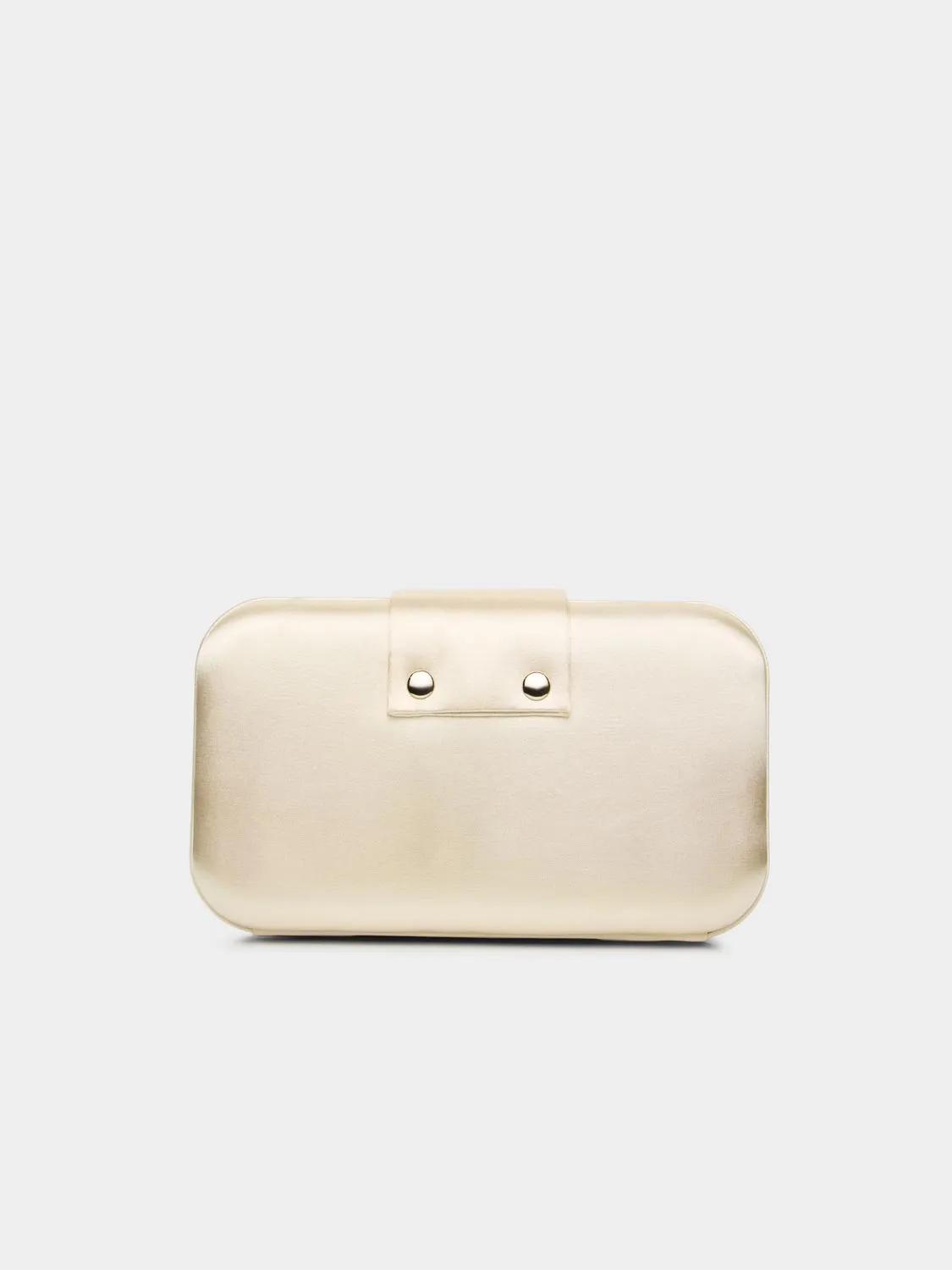 Satin Minaudiere With Rhinestone Buckle sold by Suzy Shier product image thumbnail 3