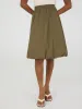 Bubble Hem Cotton Skirt sold by Suzy Shier