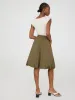 Bubble Hem Cotton Skirt sold by Suzy Shier