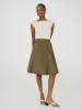 Bubble Hem Cotton Skirt sold by Suzy Shier
