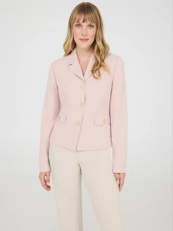 3-Button Notch Collar Blazer sold by Suzy Shier