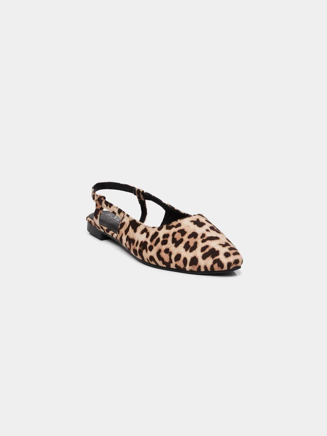 Leopard Print Slingback Flats sold by Suzy Shier product image thumbnail 3