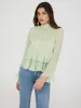 Mock Neck Chiffon Blouse With Ruffle Details sold by Suzy Shier