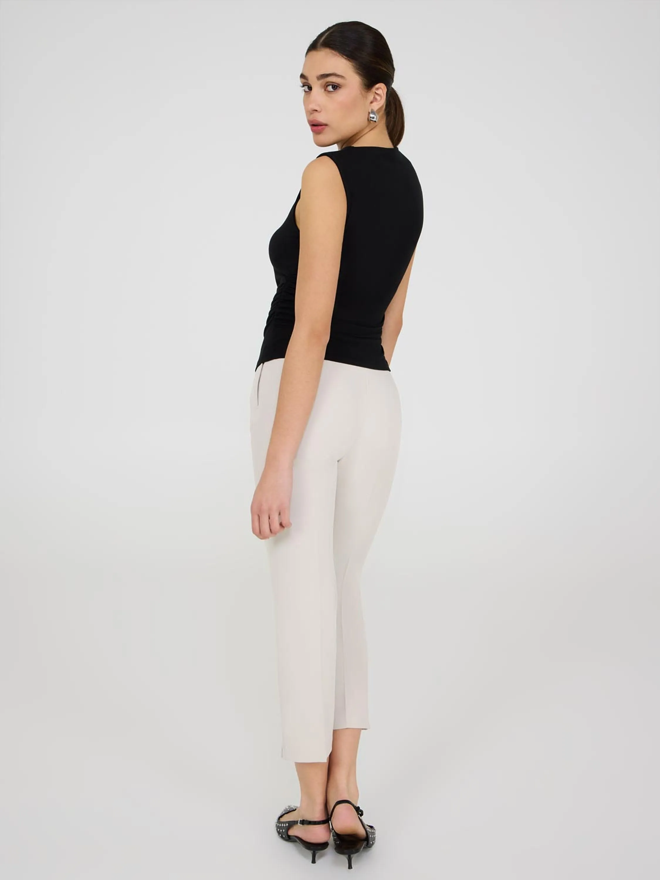 Sleeveless Ruffle Front Top sold by Suzy Shier product image thumbnail 5