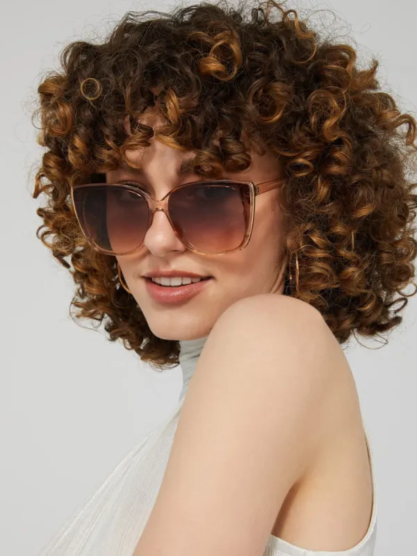 Oversized Square Cat Eye Sunglasses sold by Suzy Shier