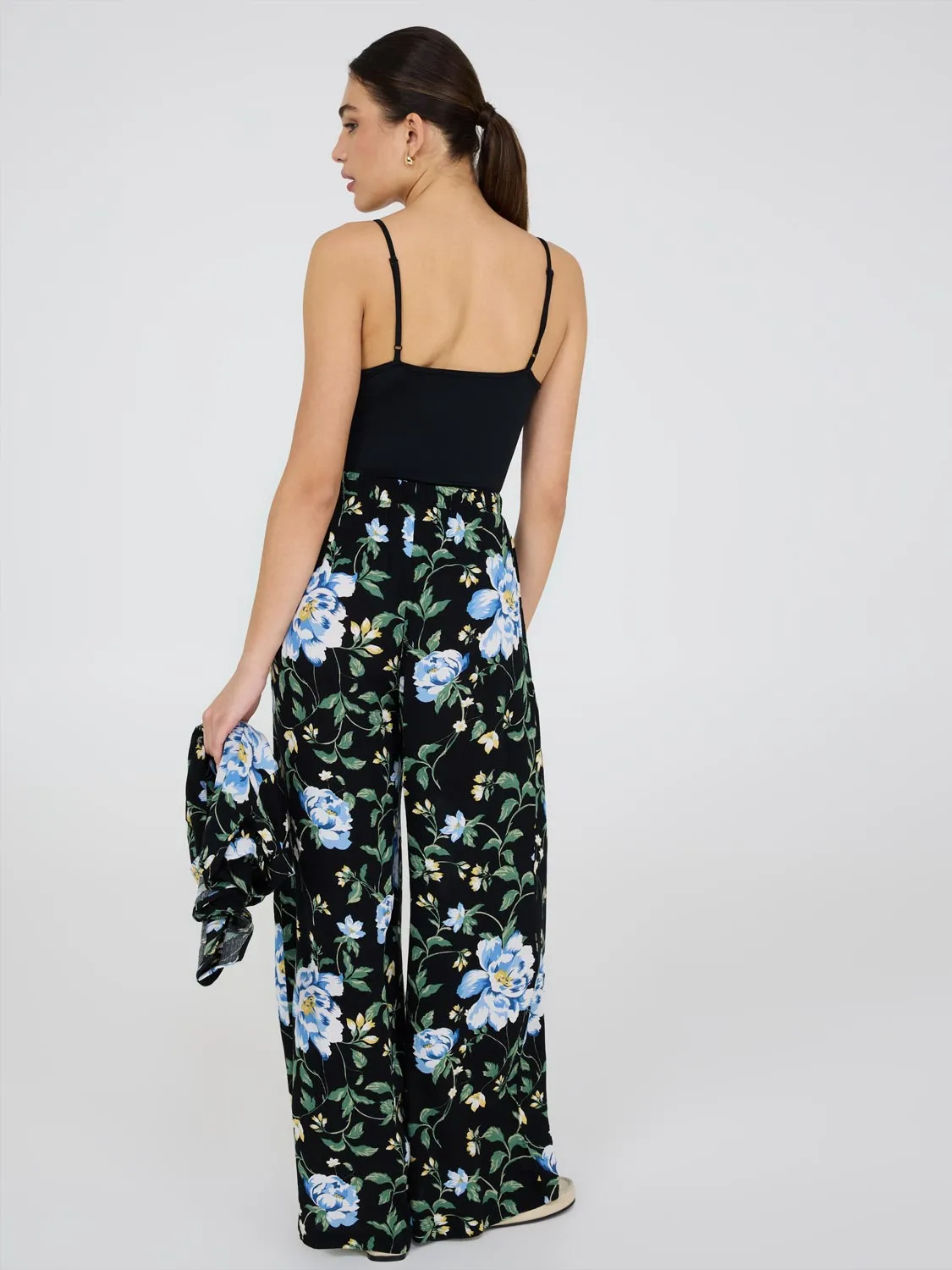 Floral Wide-Leg Palazzo Pants sold by Suzy Shier product image thumbnail 5