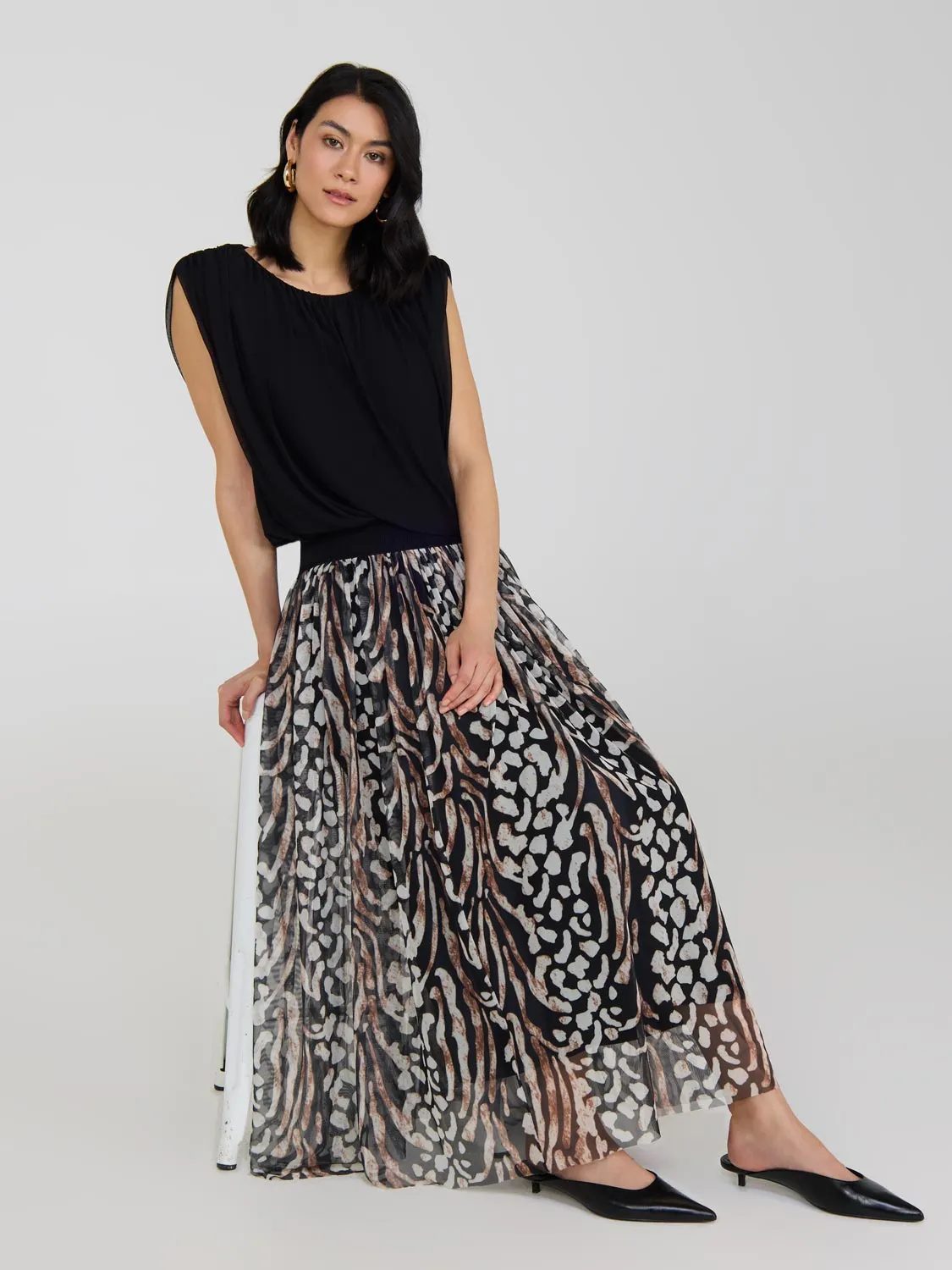 Sleeveless Bubble Hem Top sold by Suzy Shier product image thumbnail 3