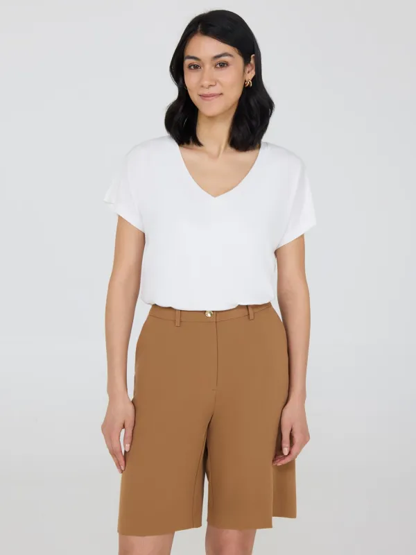 V-Neck Dolman Sleeve T-Shirt sold by Suzy Shier